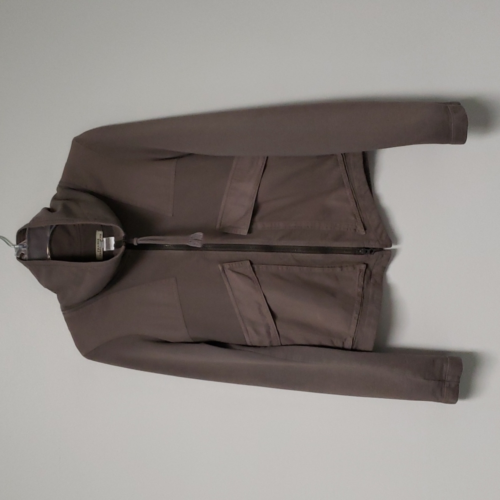 Prarie Underground Funnel‎ Neck Organic Cotton Full Zipper Jacket Size Small